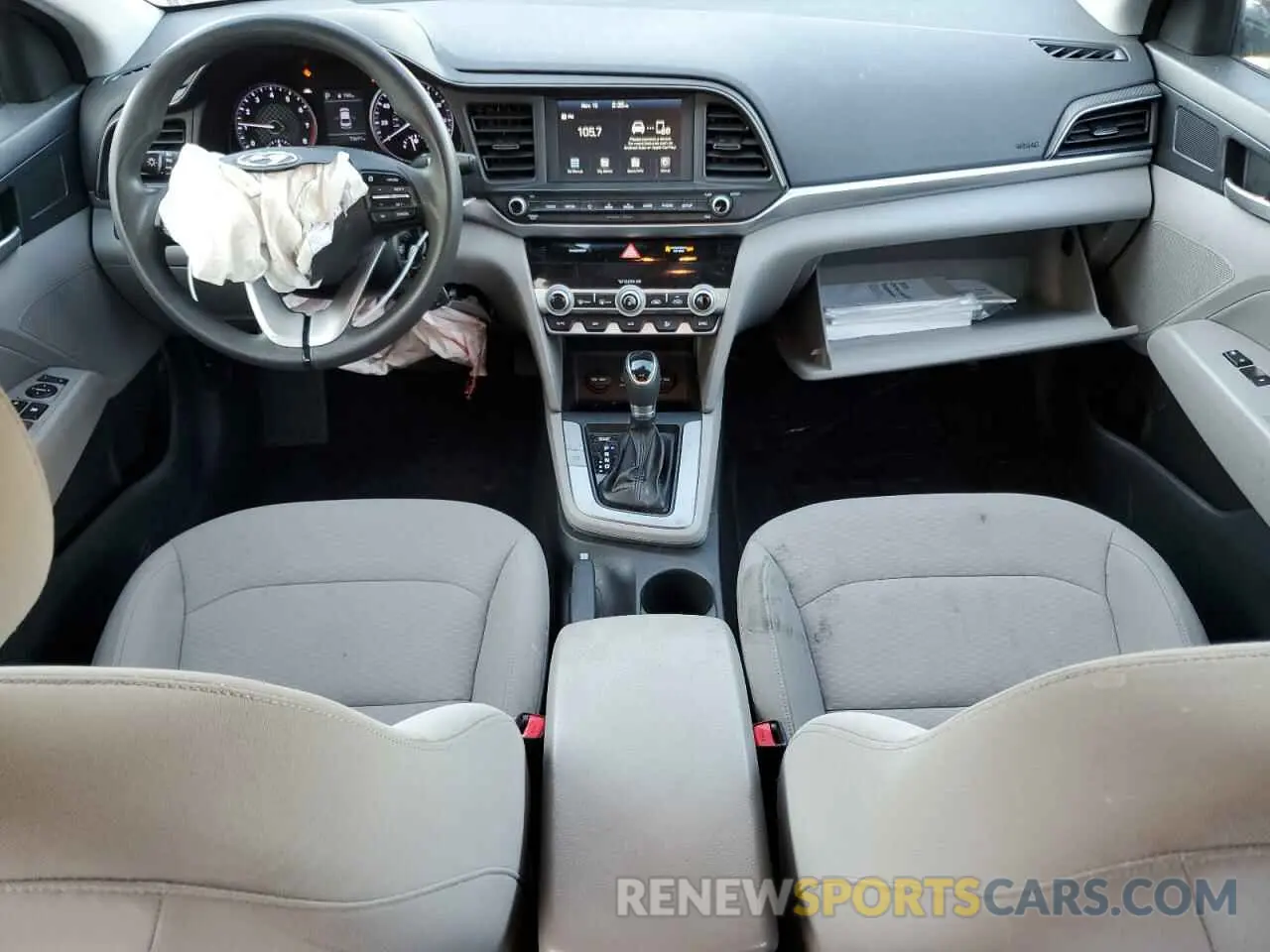 8 fotografías del automóvil dañado 5NPD84LF1LH620817 HYUNDAI ELANTRA 2020