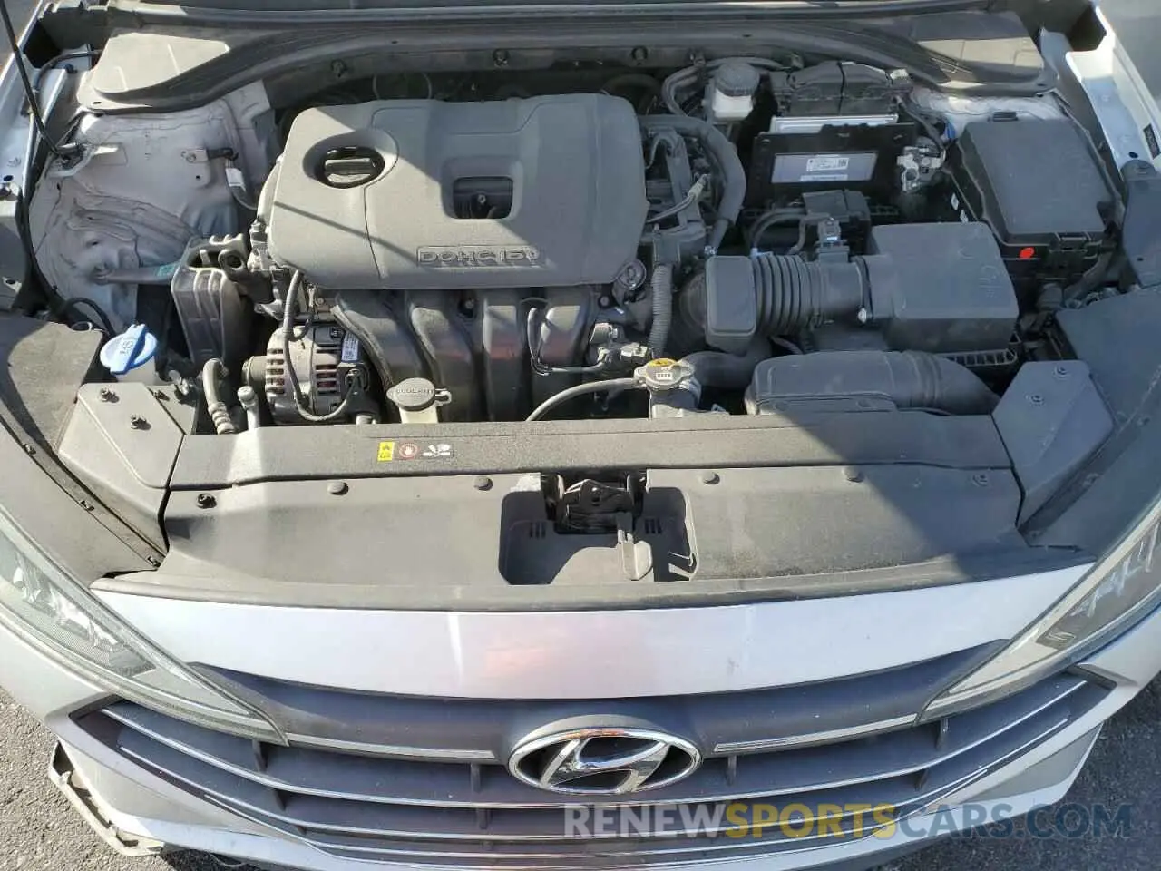11 fotografías del automóvil dañado 5NPD84LF2LH507801 HYUNDAI ELANTRA 2020