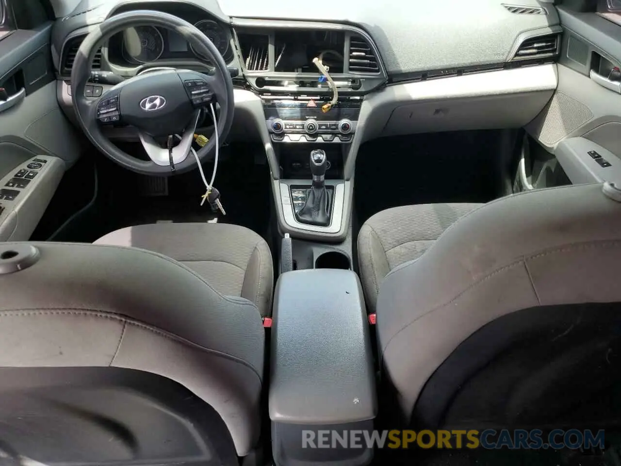 8 fotografías del automóvil dañado 5NPD84LF2LH507801 HYUNDAI ELANTRA 2020