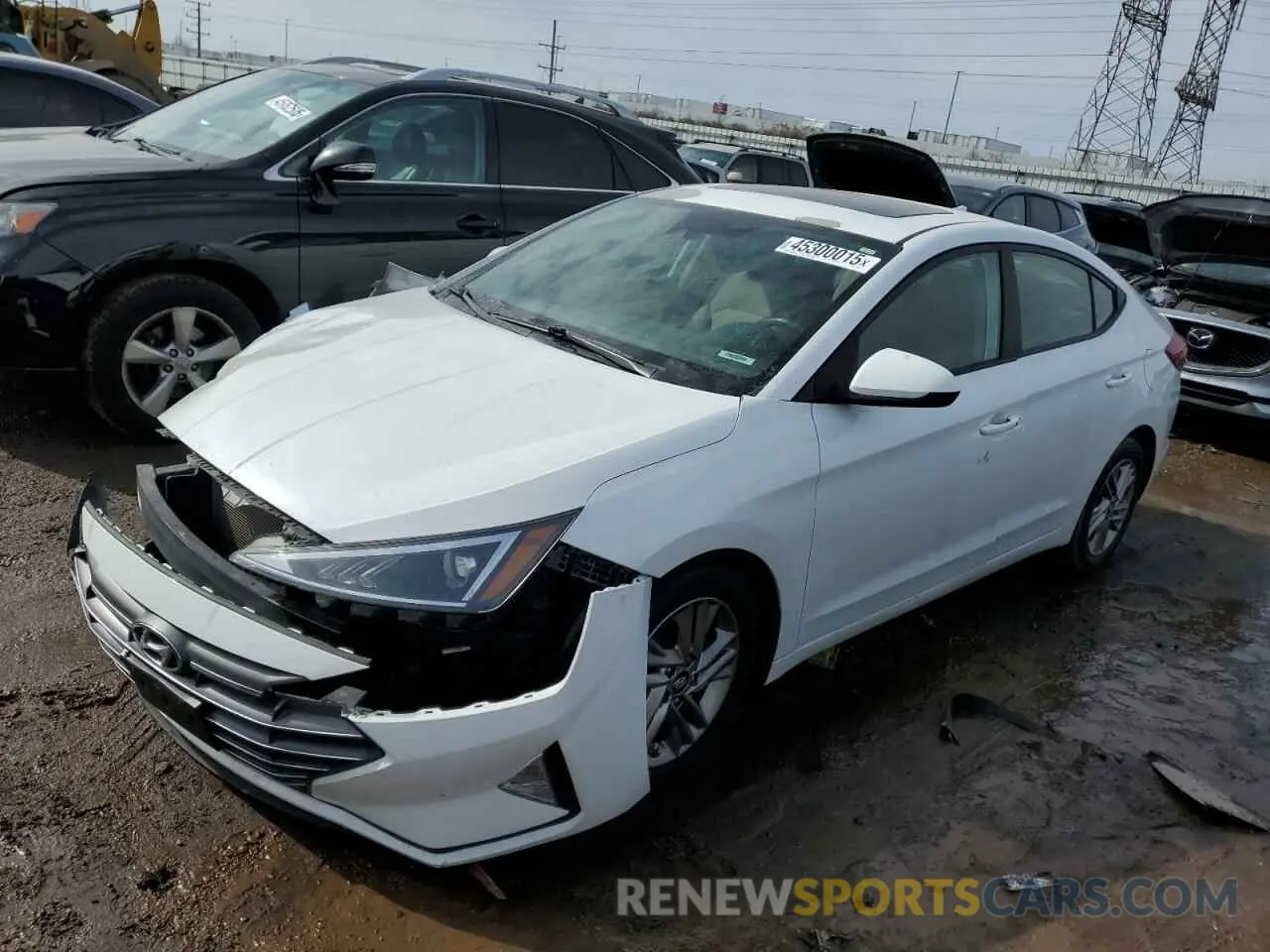 1 fotografías del automóvil dañado 5NPD84LF2LH524386 HYUNDAI ELANTRA 2020