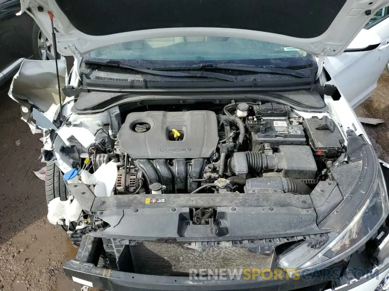 11 fotografías del automóvil dañado 5NPD84LF2LH524386 HYUNDAI ELANTRA 2020