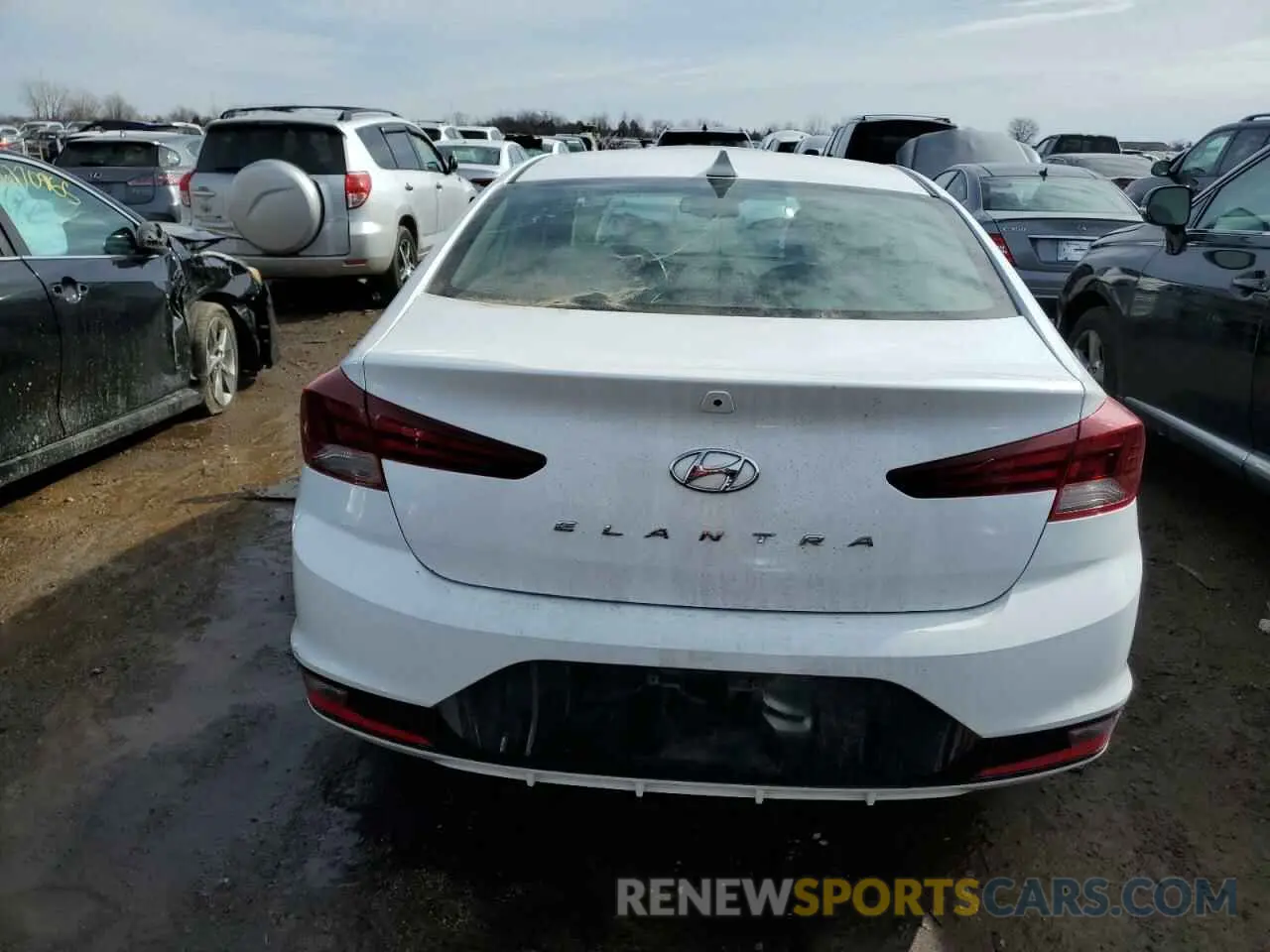 6 fotografías del automóvil dañado 5NPD84LF2LH524386 HYUNDAI ELANTRA 2020