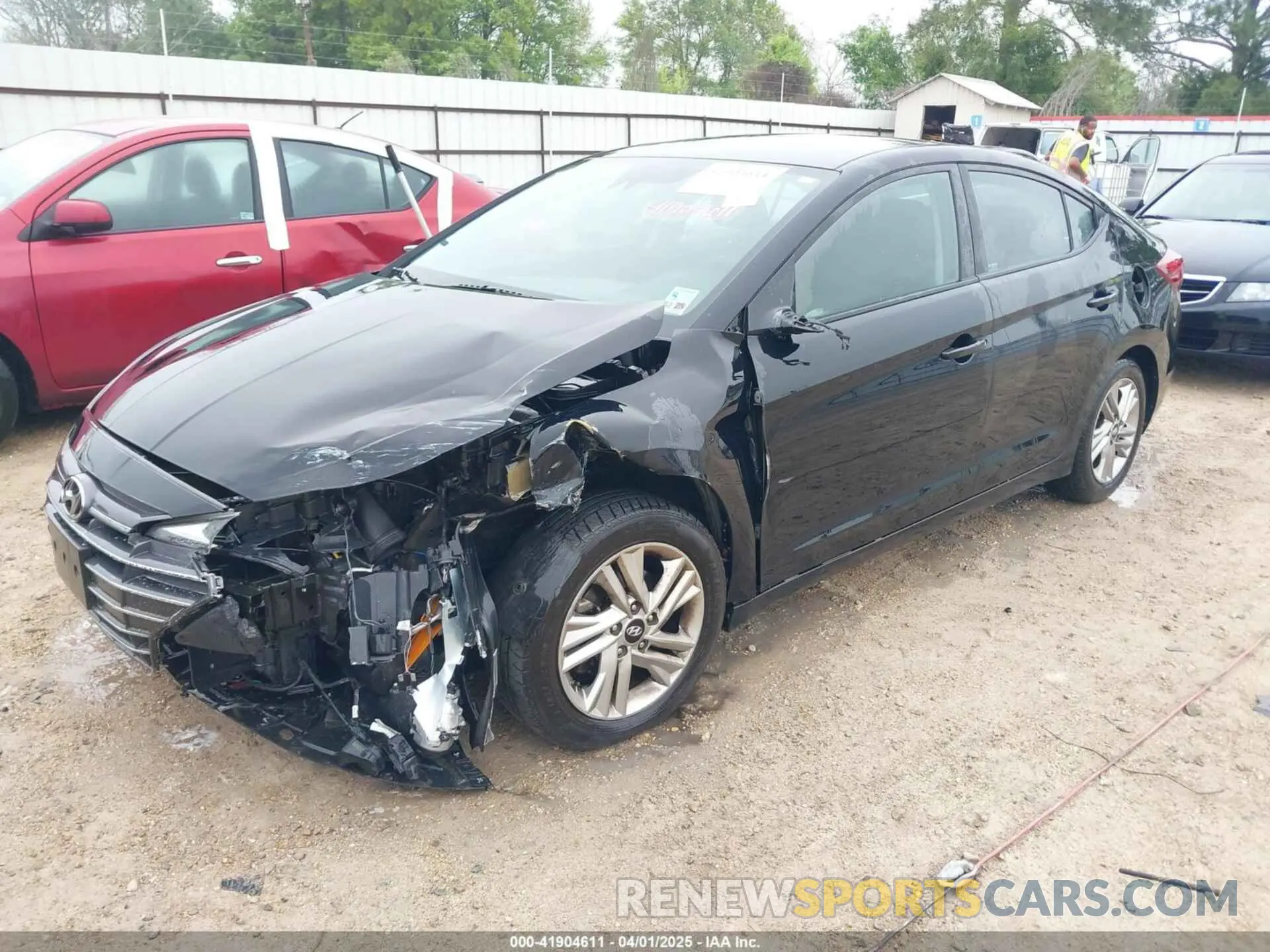 2 fotografías del automóvil dañado 5NPD84LF2LH547490 HYUNDAI ELANTRA 2020