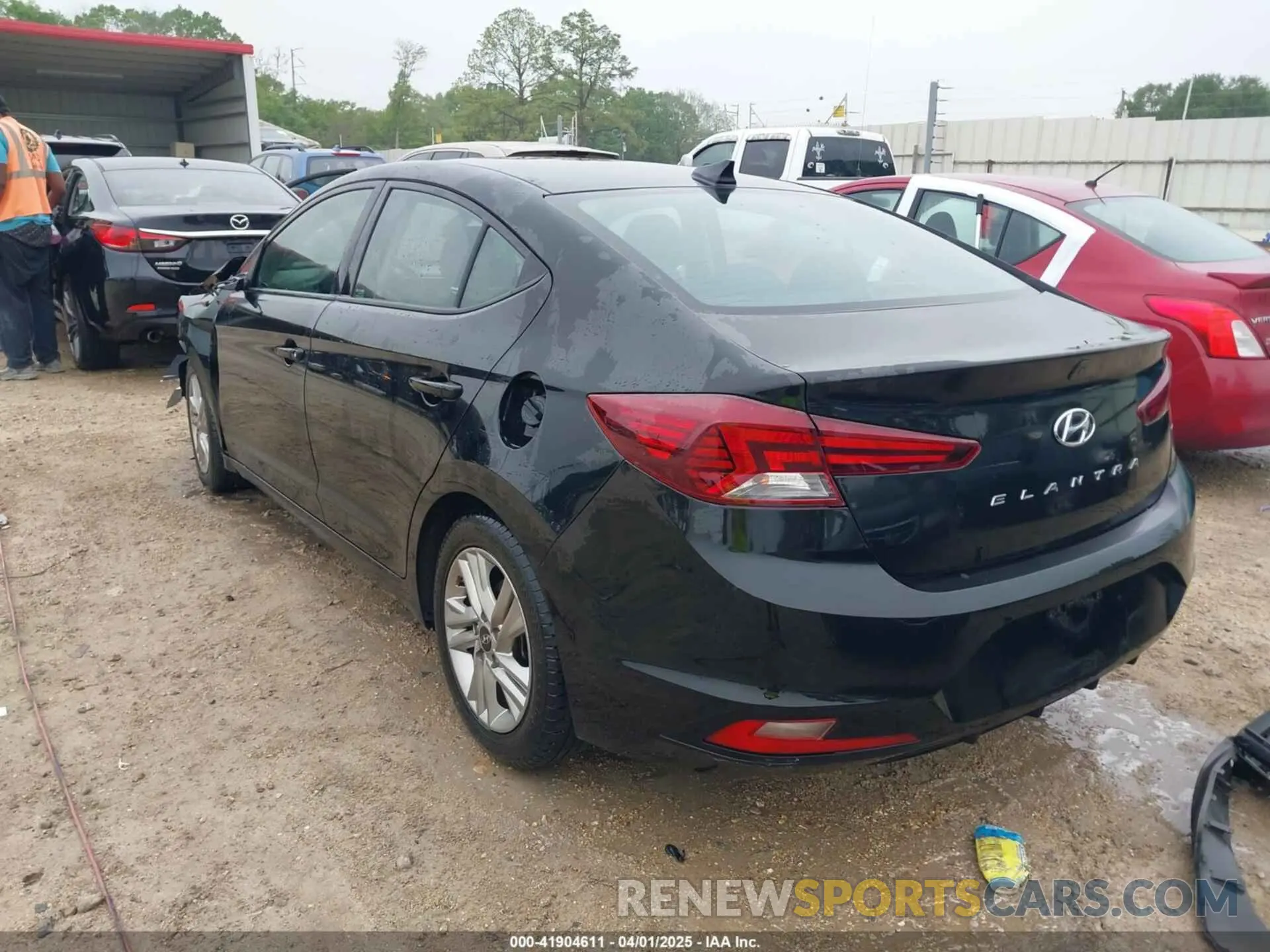 3 fotografías del automóvil dañado 5NPD84LF2LH547490 HYUNDAI ELANTRA 2020