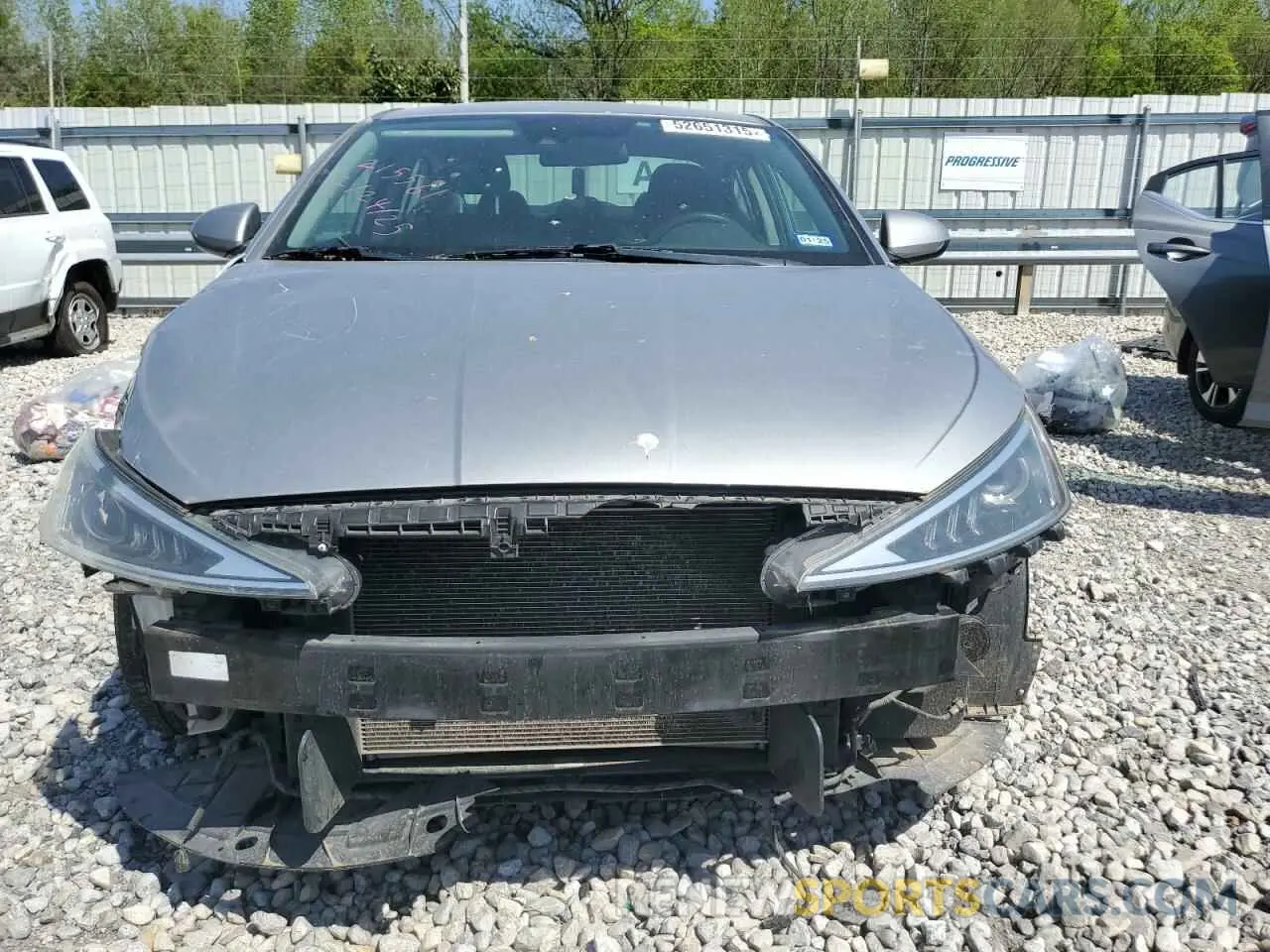 5 fotografías del automóvil dañado 5NPD84LF2LH548509 HYUNDAI ELANTRA 2020
