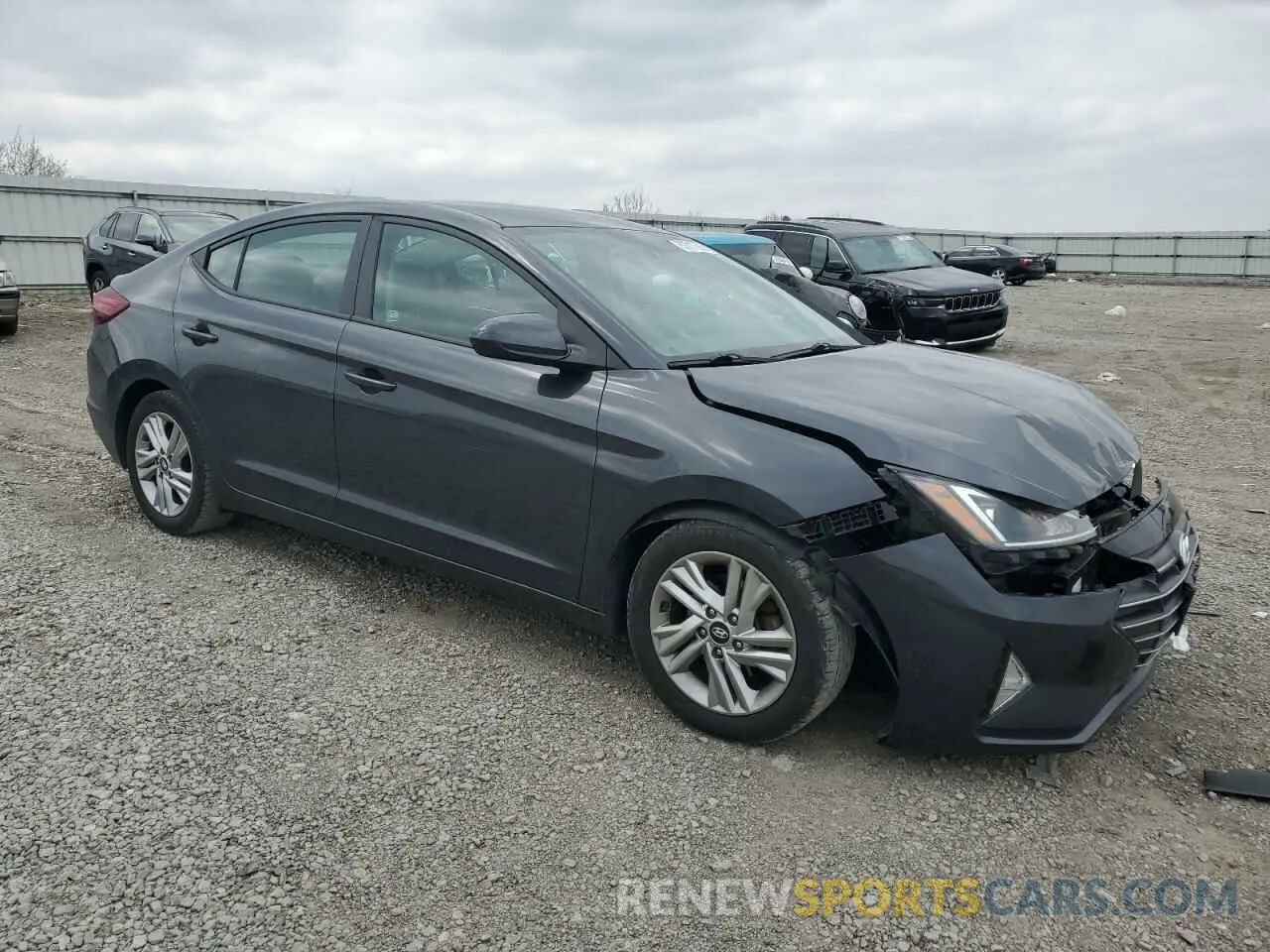 4 fotografías del automóvil dañado 5NPD84LF2LH573006 HYUNDAI ELANTRA 2020