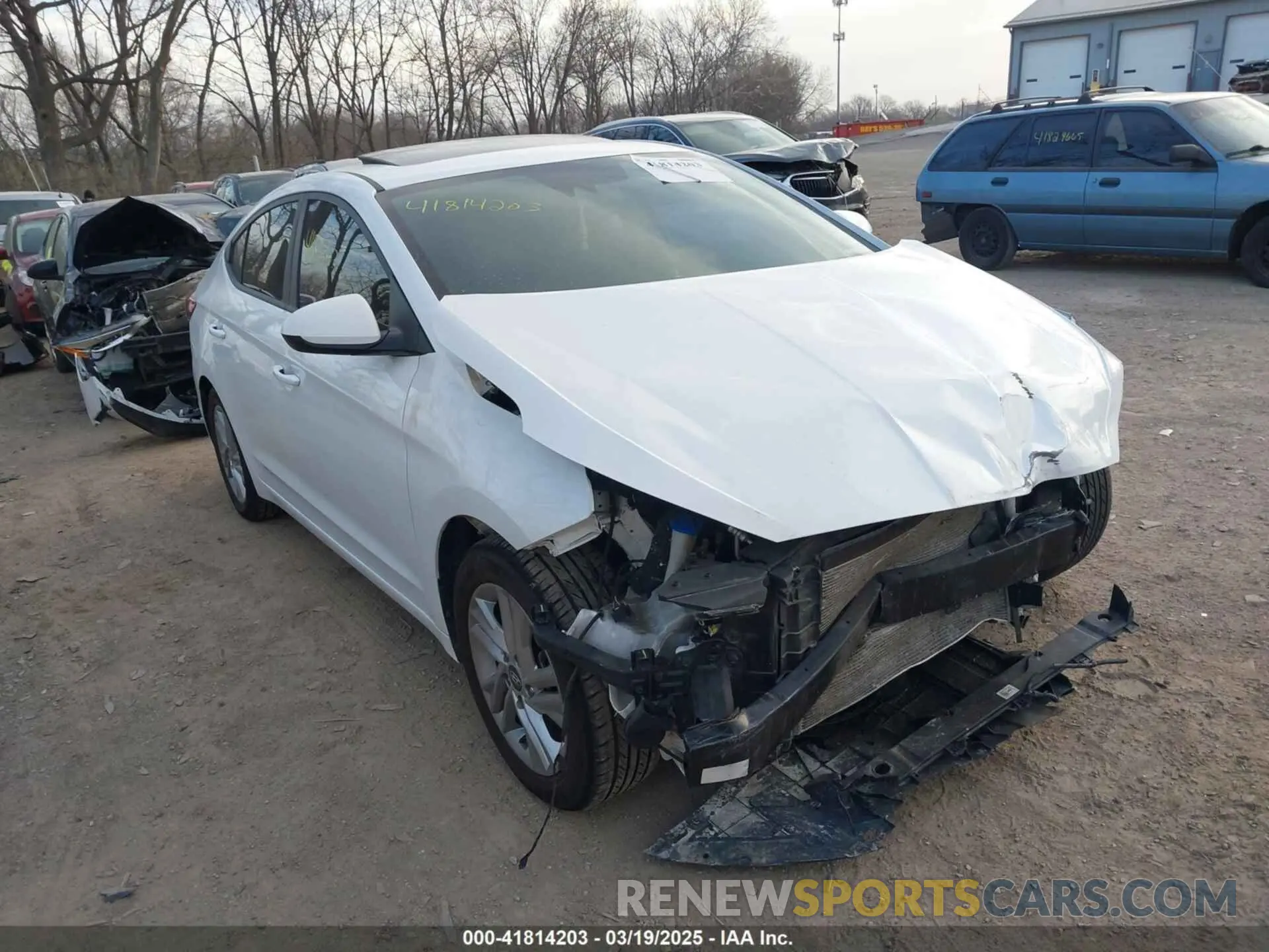 1 fotografías del automóvil dañado 5NPD84LF2LH601712 HYUNDAI ELANTRA 2020