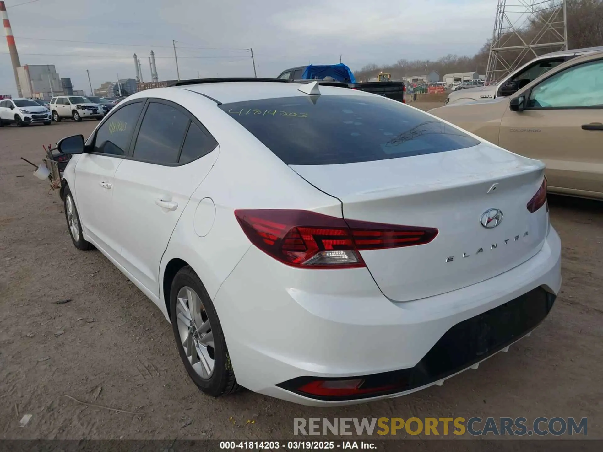 3 fotografías del automóvil dañado 5NPD84LF2LH601712 HYUNDAI ELANTRA 2020