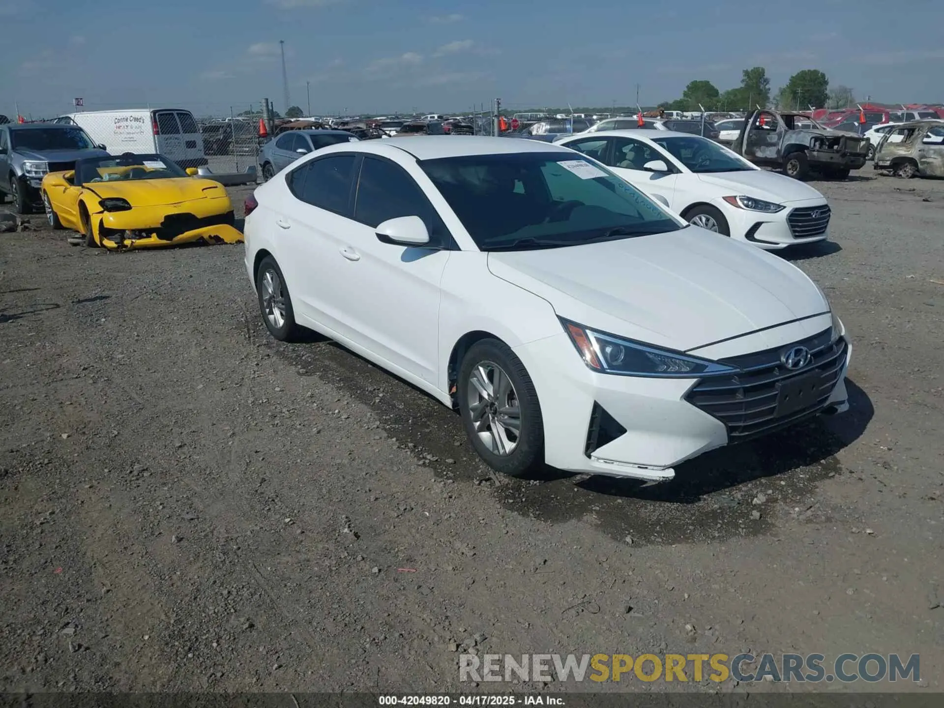 1 fotografías del automóvil dañado 5NPD84LF3LH512019 HYUNDAI ELANTRA 2020