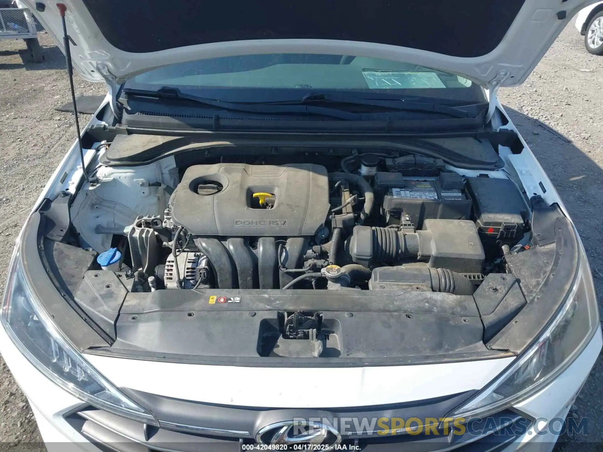 10 fotografías del automóvil dañado 5NPD84LF3LH512019 HYUNDAI ELANTRA 2020