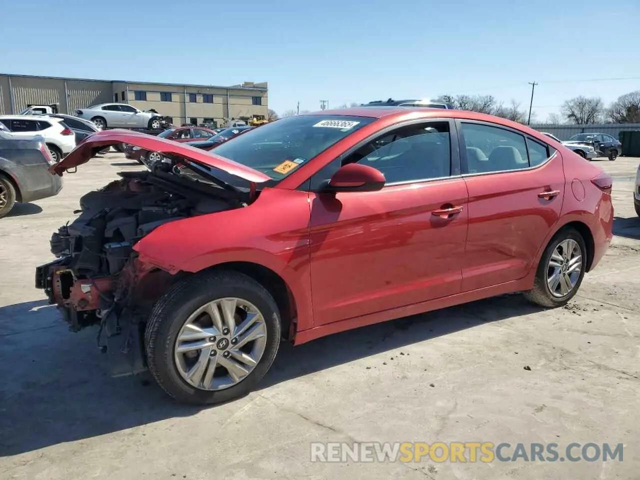 1 fotografías del automóvil dañado 5NPD84LF3LH516944 HYUNDAI ELANTRA 2020