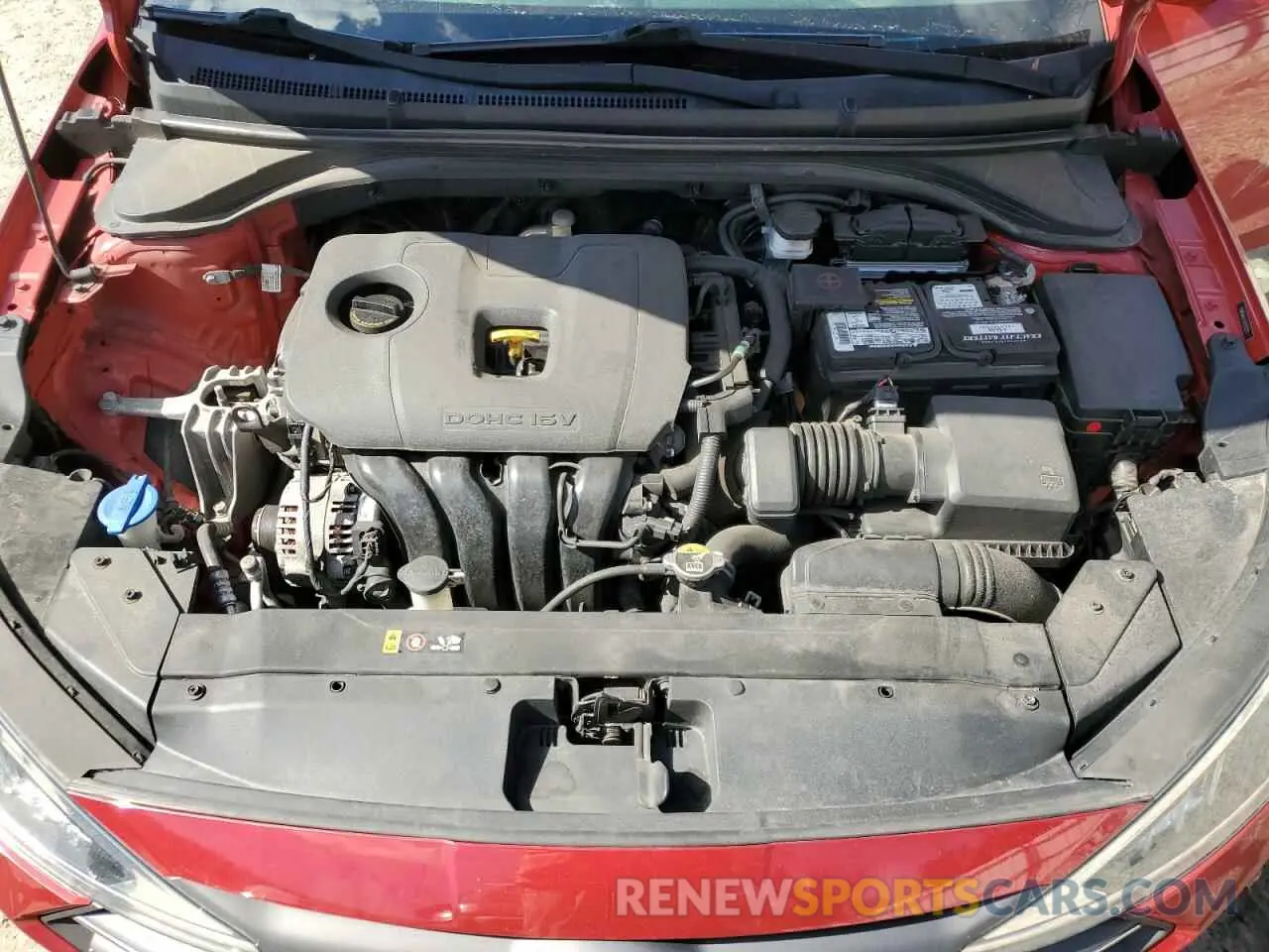12 fotografías del automóvil dañado 5NPD84LF3LH535221 HYUNDAI ELANTRA 2020