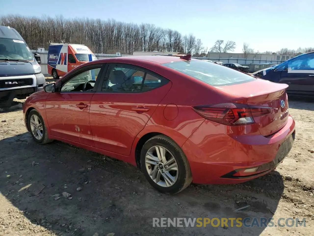 2 fotografías del automóvil dañado 5NPD84LF3LH535221 HYUNDAI ELANTRA 2020