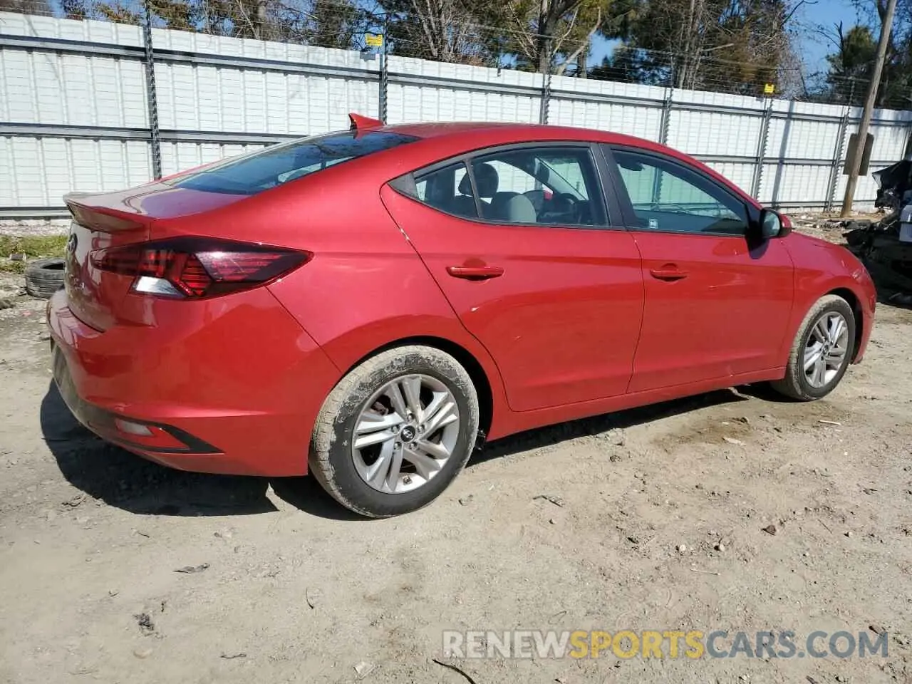 3 fotografías del automóvil dañado 5NPD84LF3LH535221 HYUNDAI ELANTRA 2020