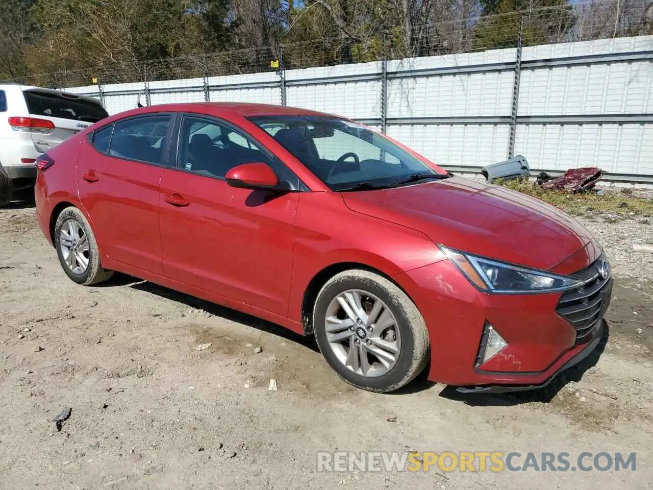 4 fotografías del automóvil dañado 5NPD84LF3LH535221 HYUNDAI ELANTRA 2020