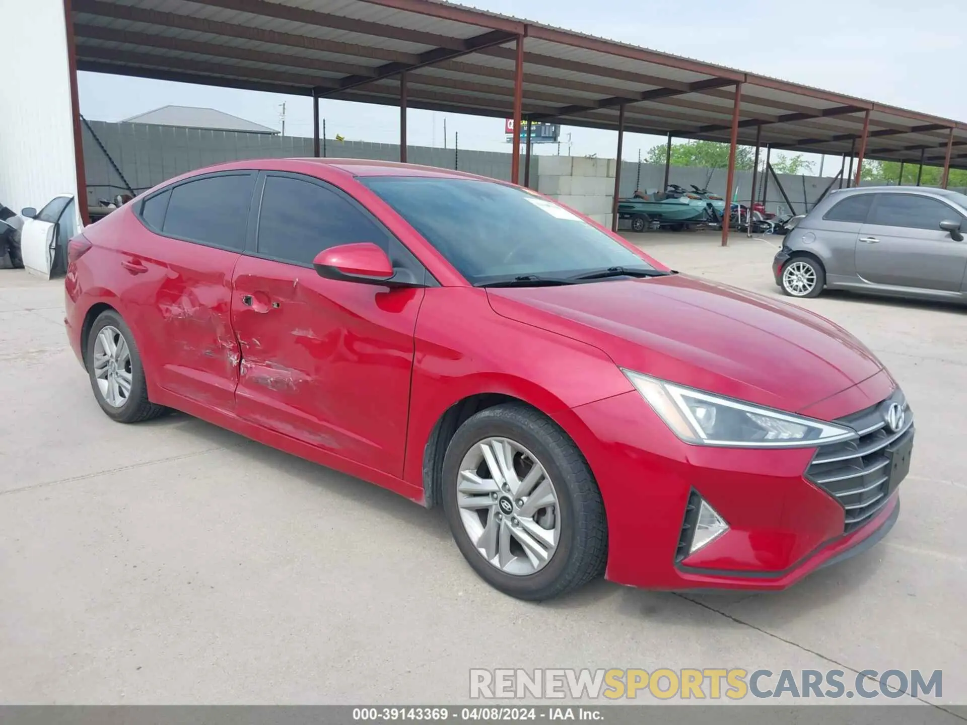 1 fotografías del automóvil dañado 5NPD84LF3LH538376 HYUNDAI ELANTRA 2020