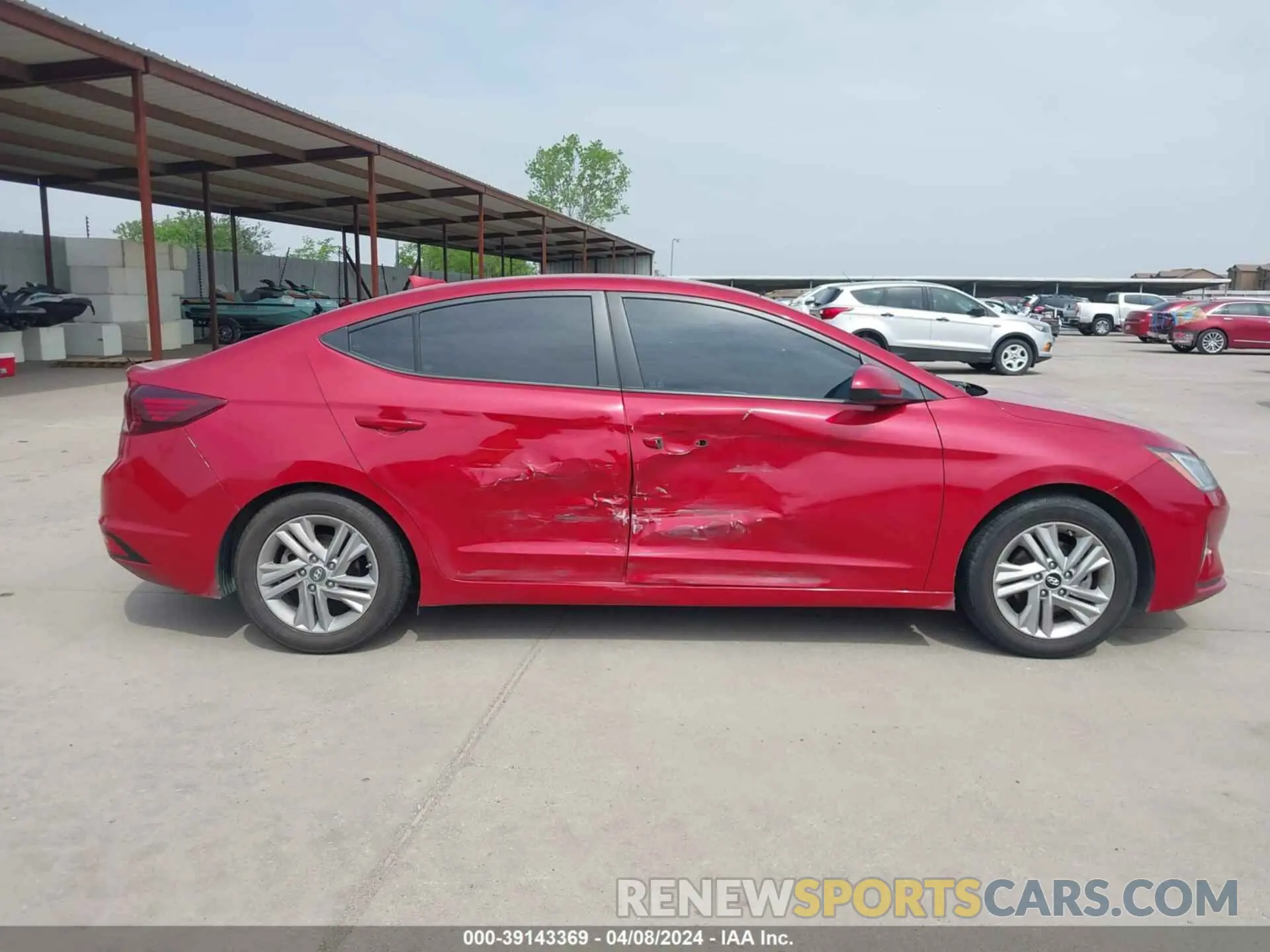 12 fotografías del automóvil dañado 5NPD84LF3LH538376 HYUNDAI ELANTRA 2020
