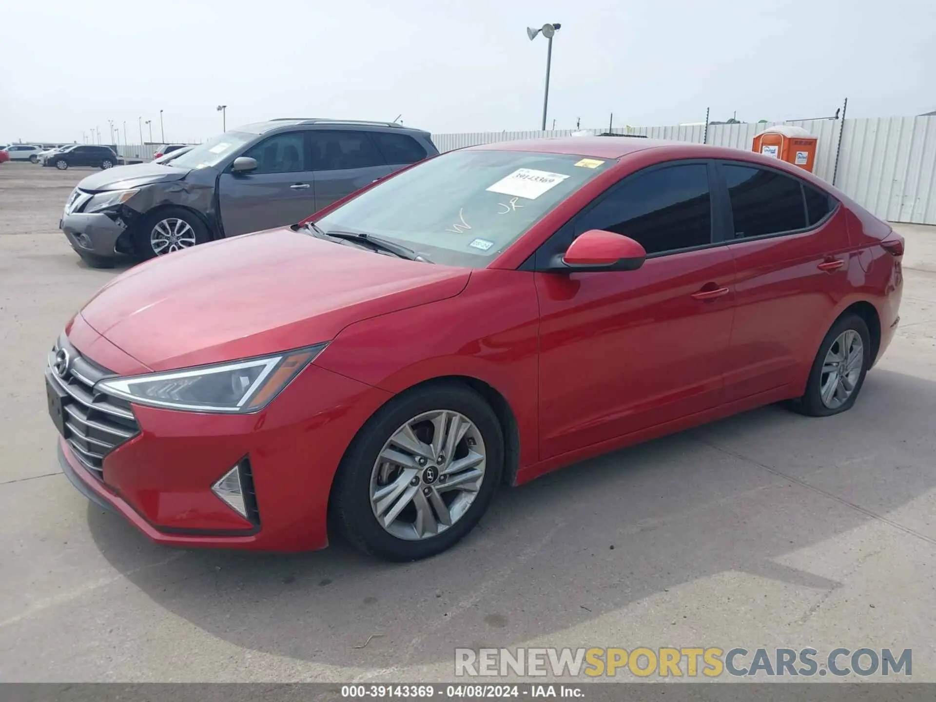 2 fotografías del automóvil dañado 5NPD84LF3LH538376 HYUNDAI ELANTRA 2020