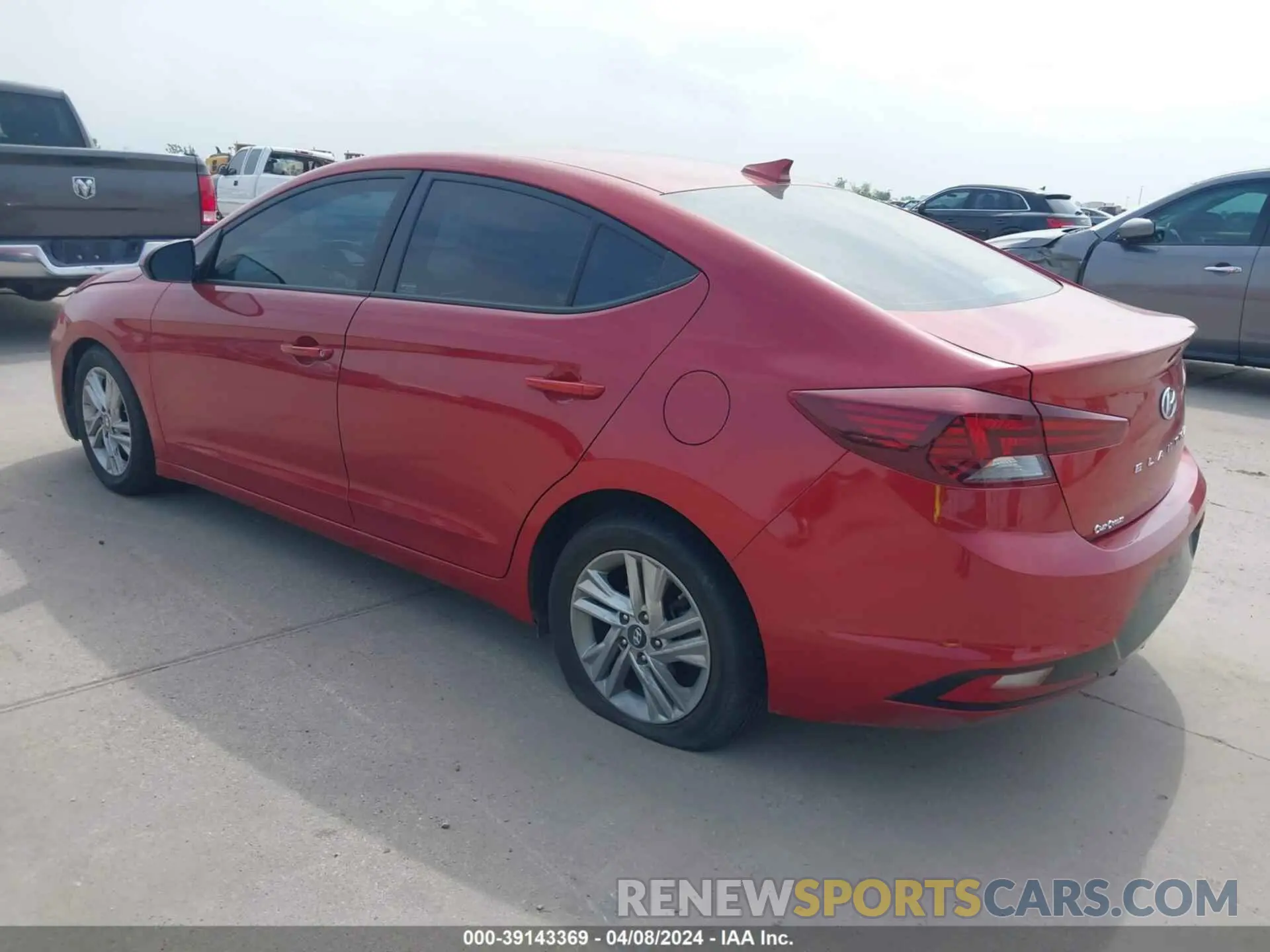 3 fotografías del automóvil dañado 5NPD84LF3LH538376 HYUNDAI ELANTRA 2020