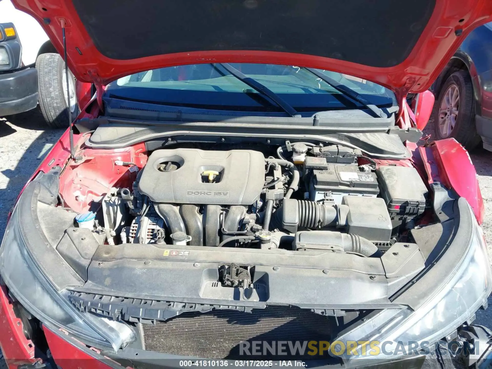 10 fotografías del automóvil dañado 5NPD84LF3LH538619 HYUNDAI ELANTRA 2020