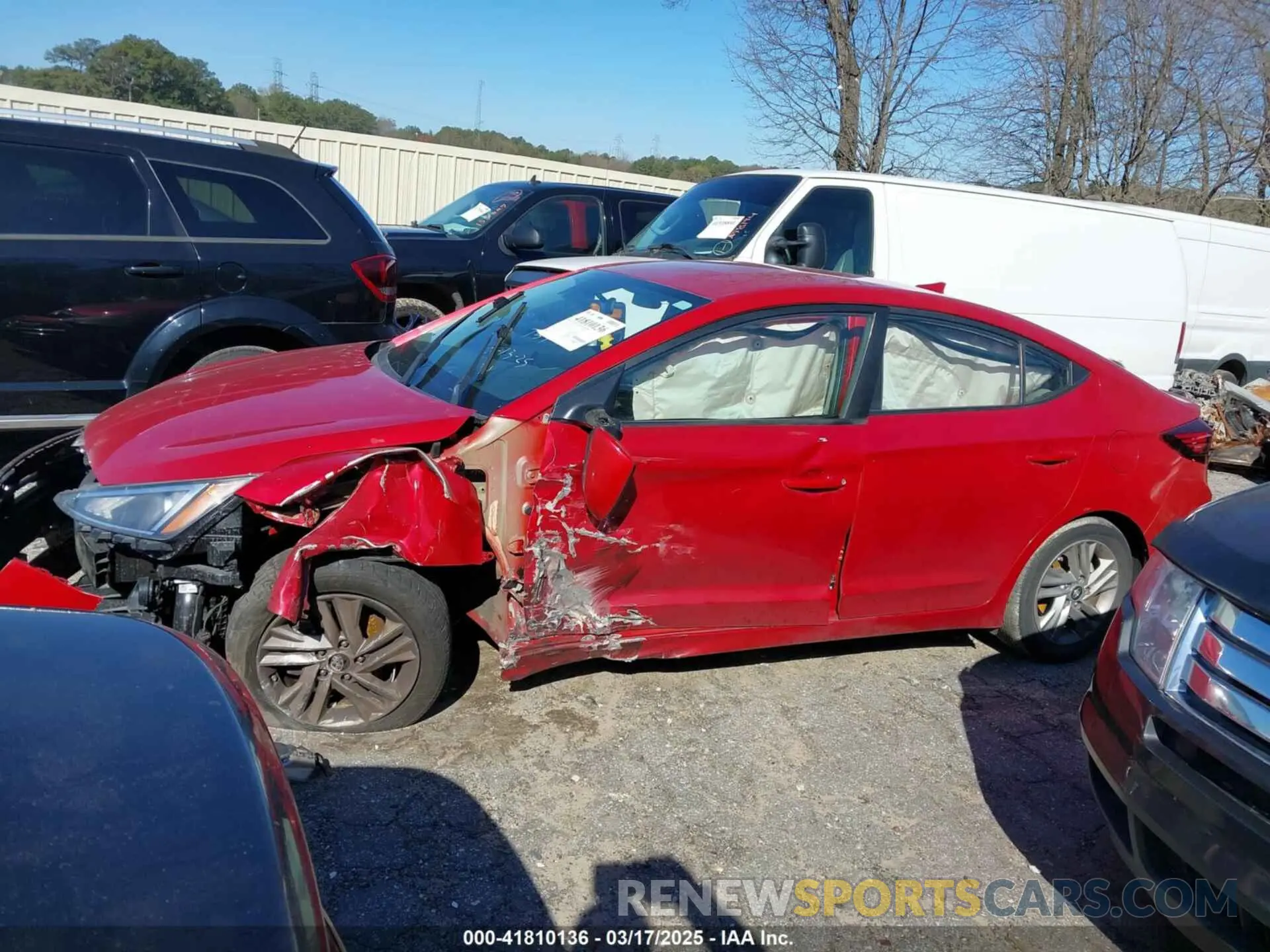 13 fotografías del automóvil dañado 5NPD84LF3LH538619 HYUNDAI ELANTRA 2020