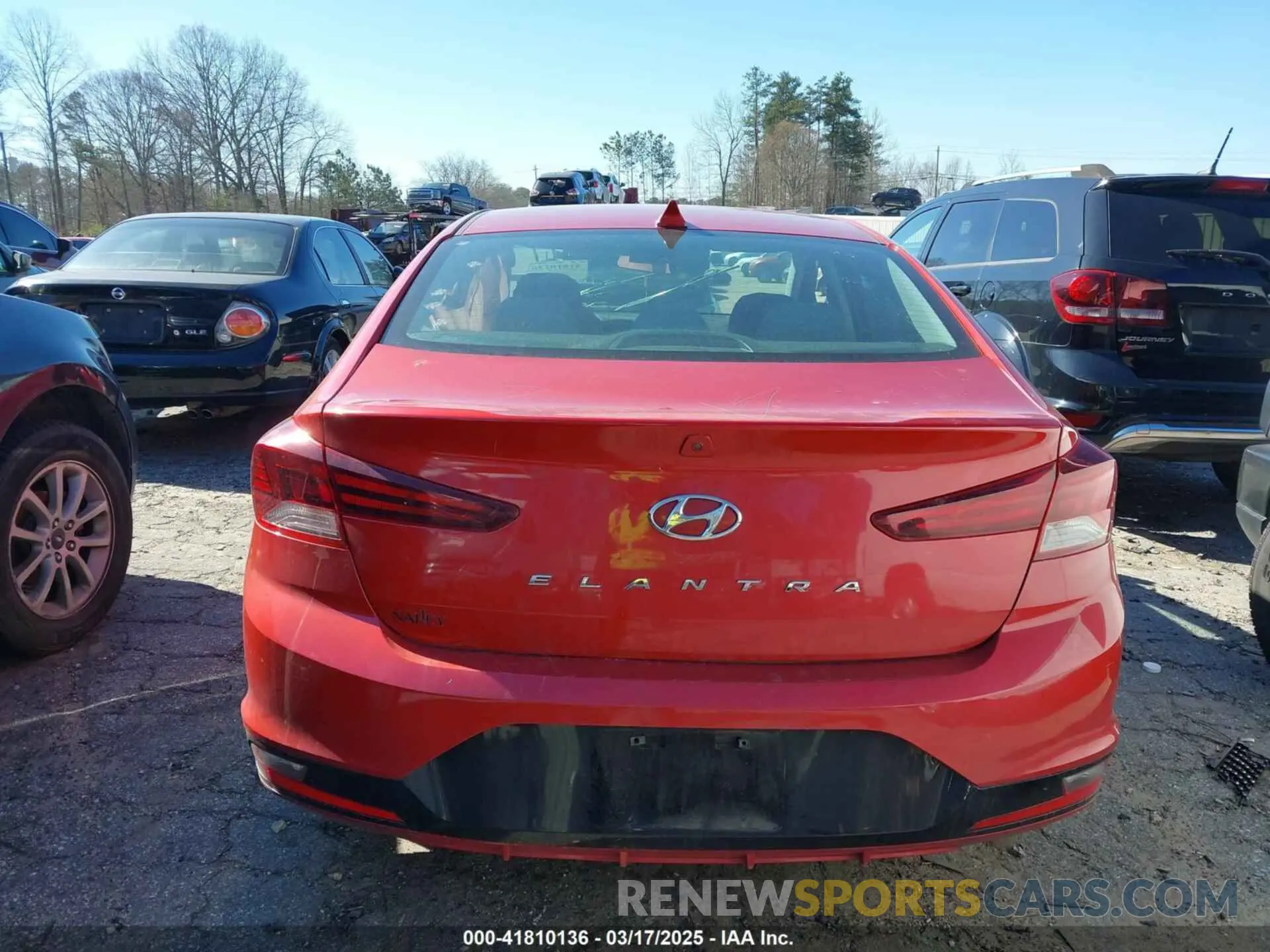 15 fotografías del automóvil dañado 5NPD84LF3LH538619 HYUNDAI ELANTRA 2020
