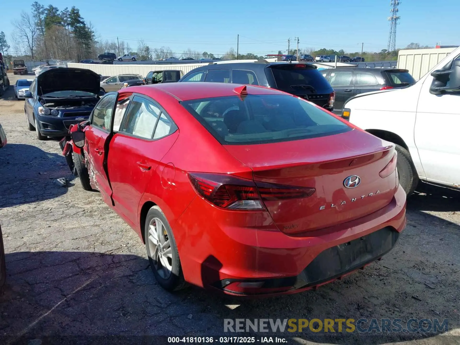 3 fotografías del automóvil dañado 5NPD84LF3LH538619 HYUNDAI ELANTRA 2020