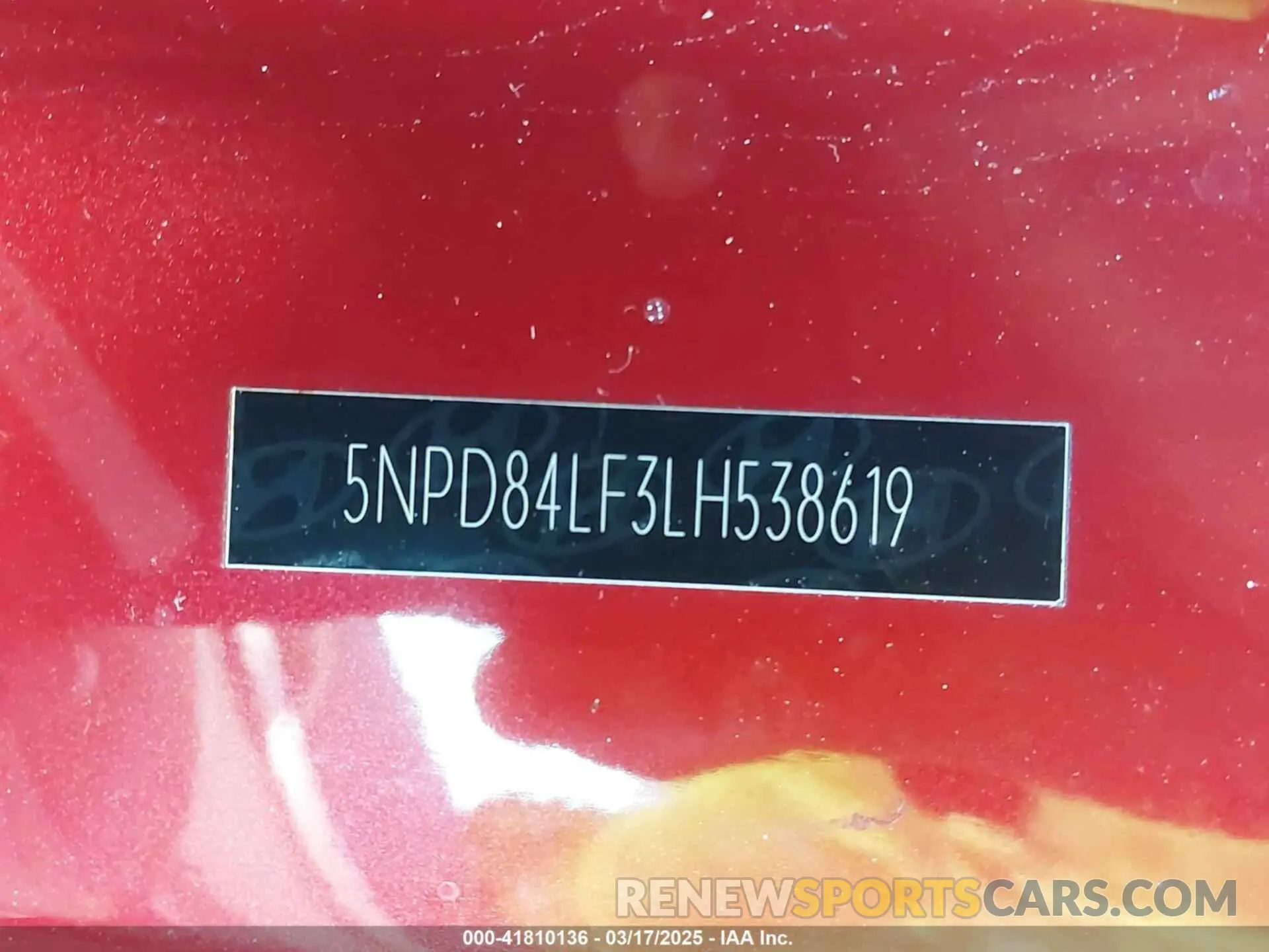 9 fotografías del automóvil dañado 5NPD84LF3LH538619 HYUNDAI ELANTRA 2020