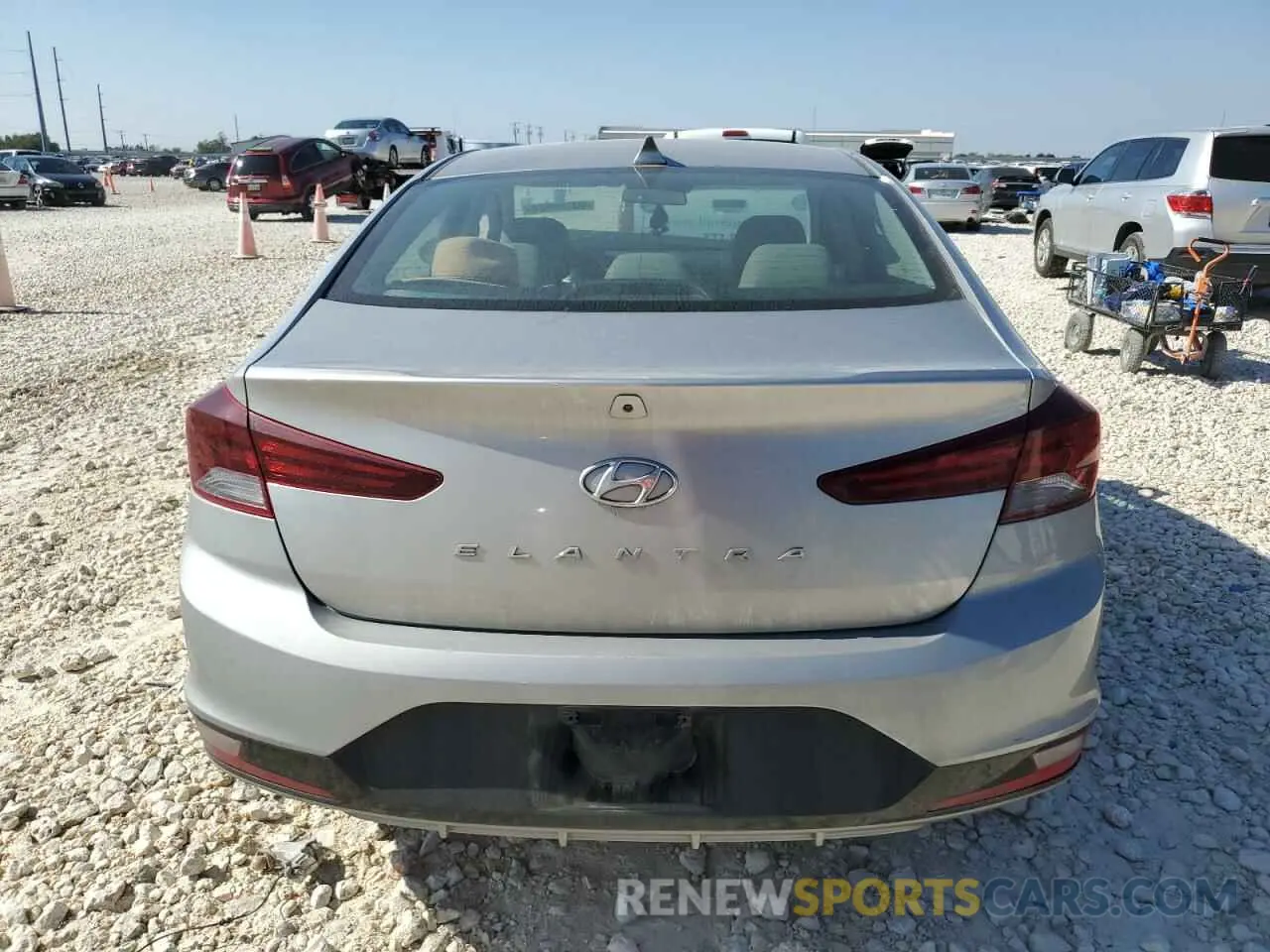 6 fotografías del automóvil dañado 5NPD84LF3LH551791 HYUNDAI ELANTRA 2020