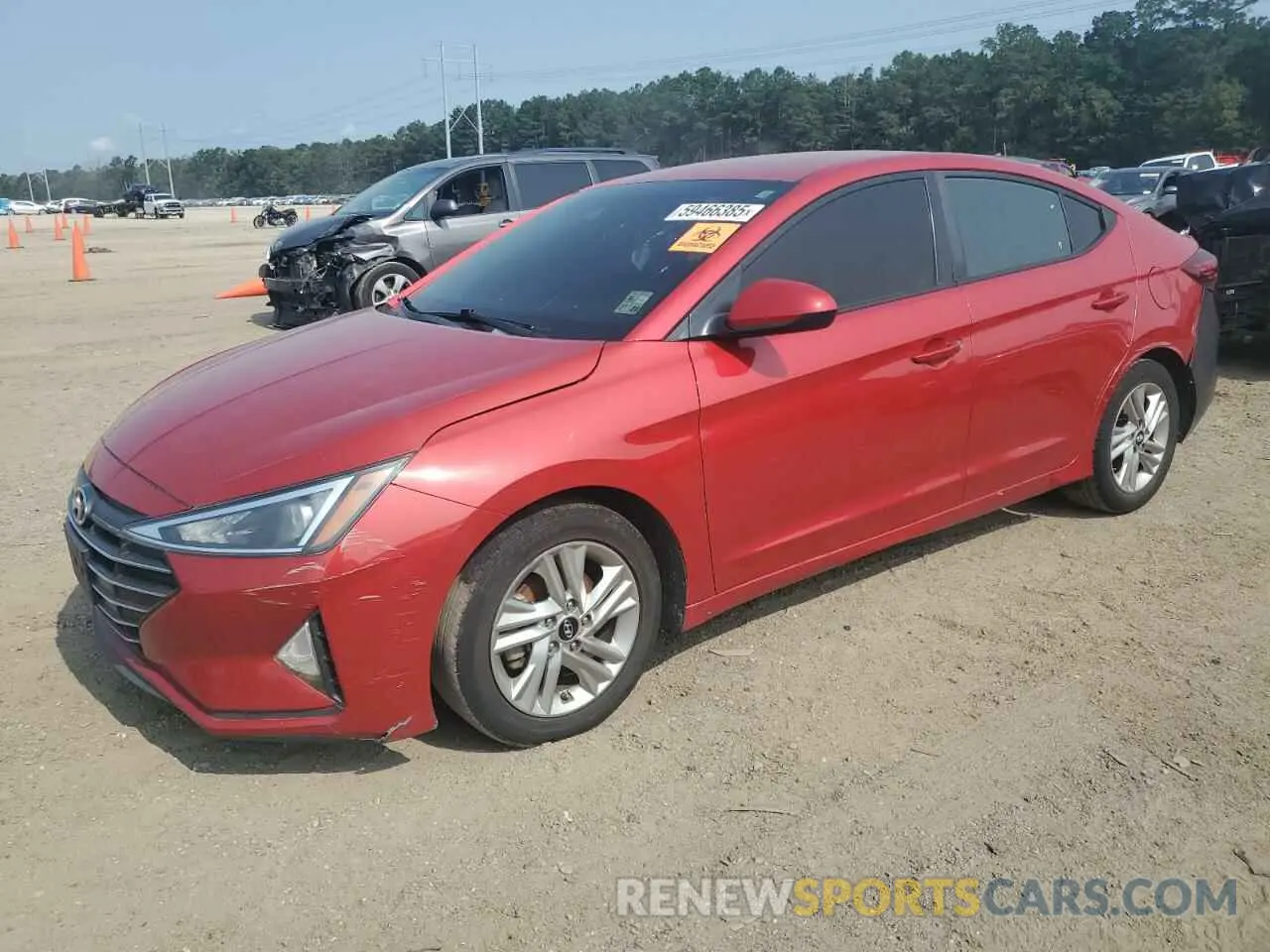 1 fotografías del automóvil dañado 5NPD84LF3LH555372 HYUNDAI ELANTRA 2020