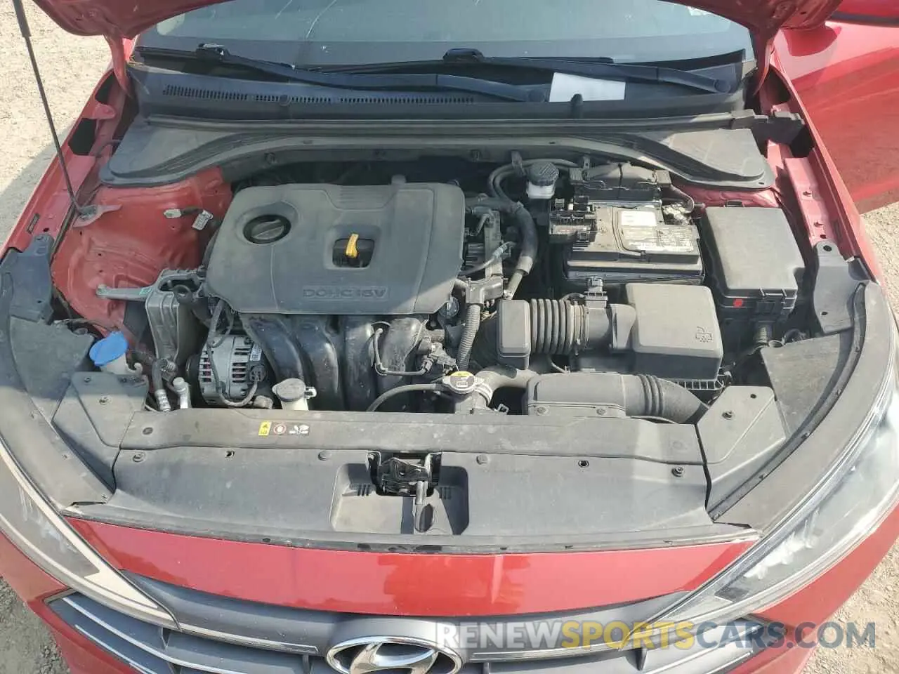 11 fotografías del automóvil dañado 5NPD84LF3LH555372 HYUNDAI ELANTRA 2020