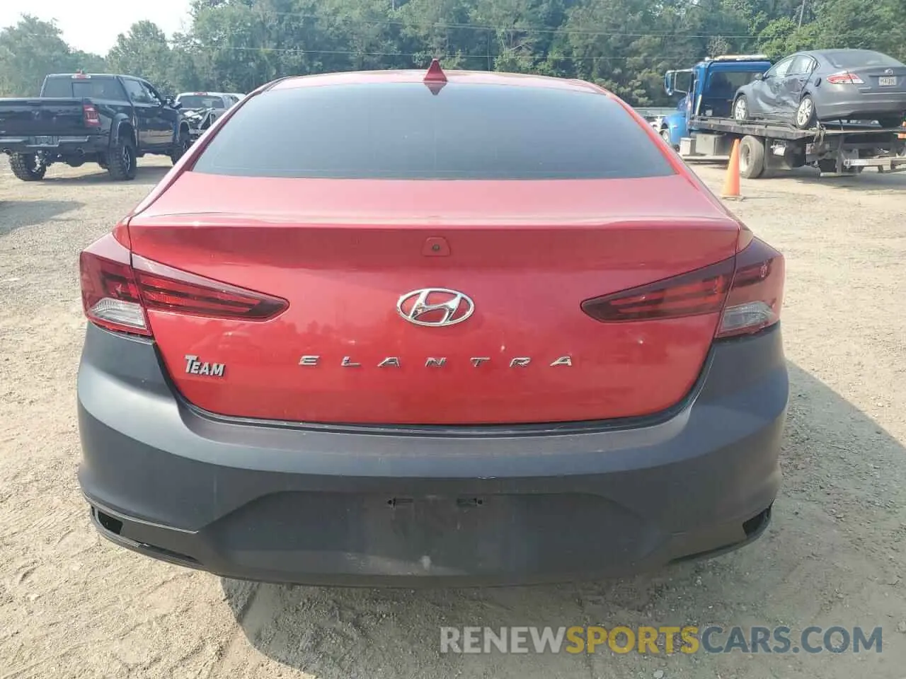 6 fotografías del automóvil dañado 5NPD84LF3LH555372 HYUNDAI ELANTRA 2020