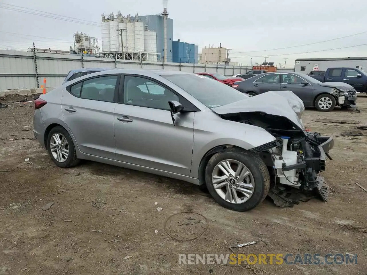 4 fotografías del automóvil dañado 5NPD84LF3LH576285 HYUNDAI ELANTRA 2020