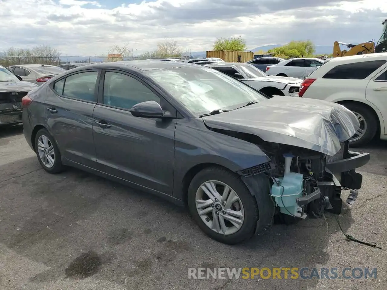 4 fotografías del automóvil dañado 5NPD84LF3LH579297 HYUNDAI ELANTRA 2020