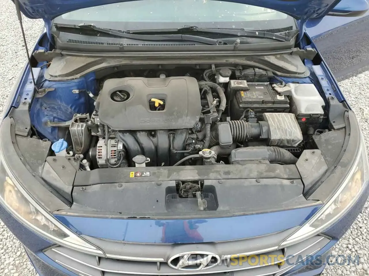 11 fotografías del automóvil dañado 5NPD84LF3LH583205 HYUNDAI ELANTRA 2020