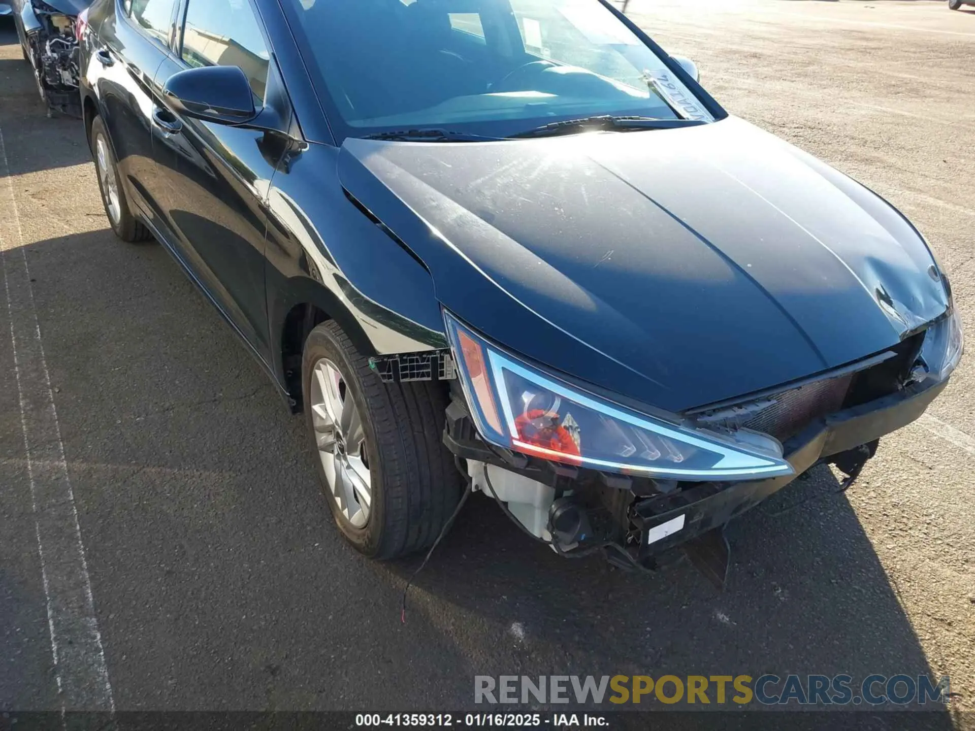 1 fotografías del automóvil dañado 5NPD84LF3LH606286 HYUNDAI ELANTRA 2020