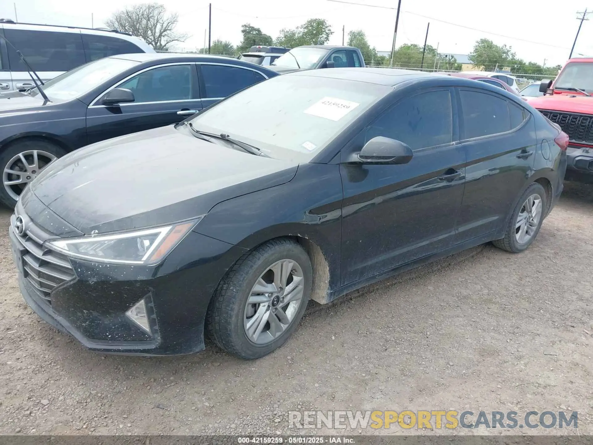 2 fotografías del automóvil dañado 5NPD84LF3LH606921 HYUNDAI ELANTRA 2020