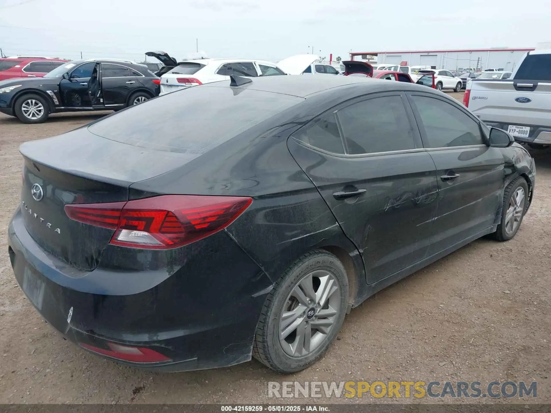 4 fotografías del automóvil dañado 5NPD84LF3LH606921 HYUNDAI ELANTRA 2020
