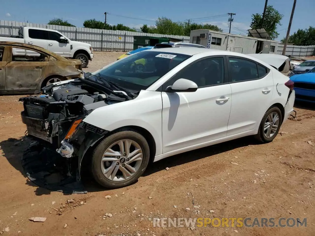 1 fotografías del automóvil dañado 5NPD84LF3LH621564 HYUNDAI ELANTRA 2020