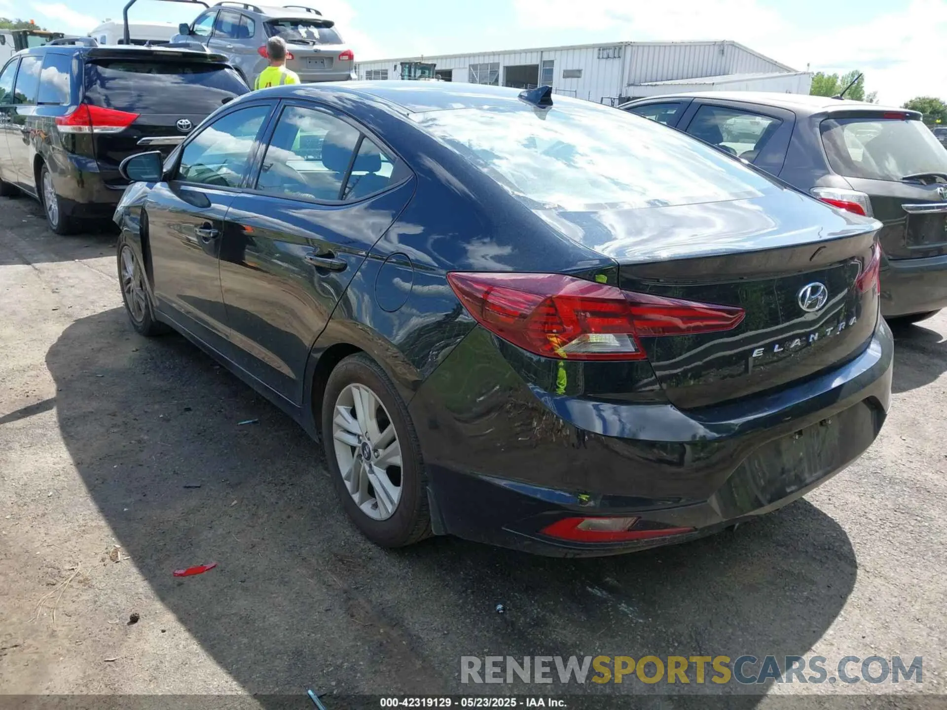 3 fotografías del automóvil dañado 5NPD84LF3LH625761 HYUNDAI ELANTRA 2020