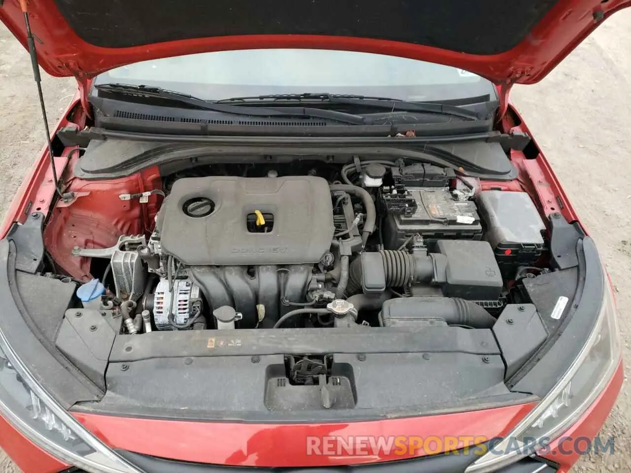 11 fotografías del automóvil dañado 5NPD84LF3LH629888 HYUNDAI ELANTRA 2020