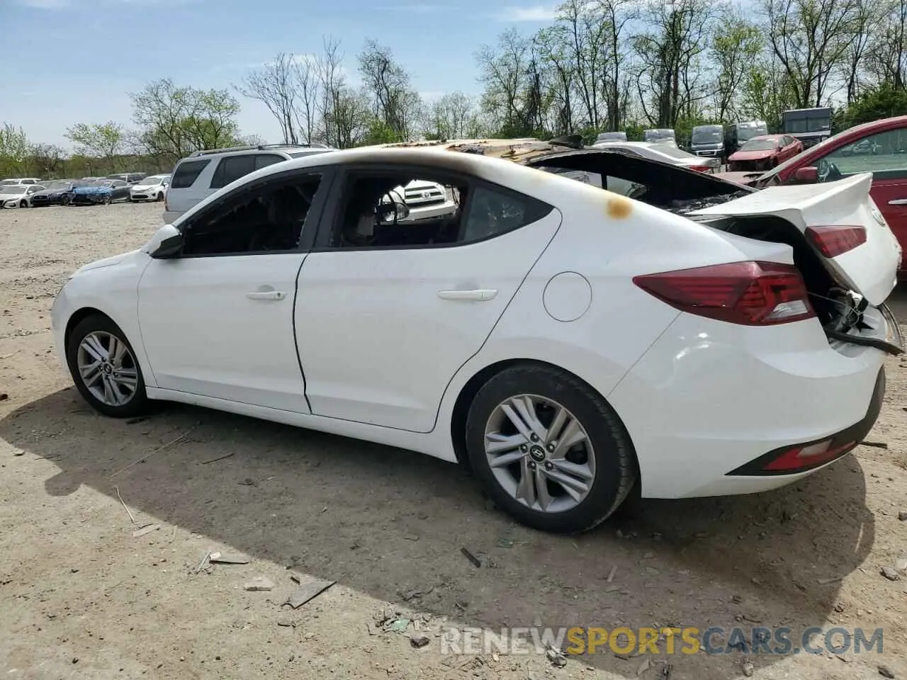 2 fotografías del automóvil dañado 5NPD84LF3LH630507 HYUNDAI ELANTRA 2020