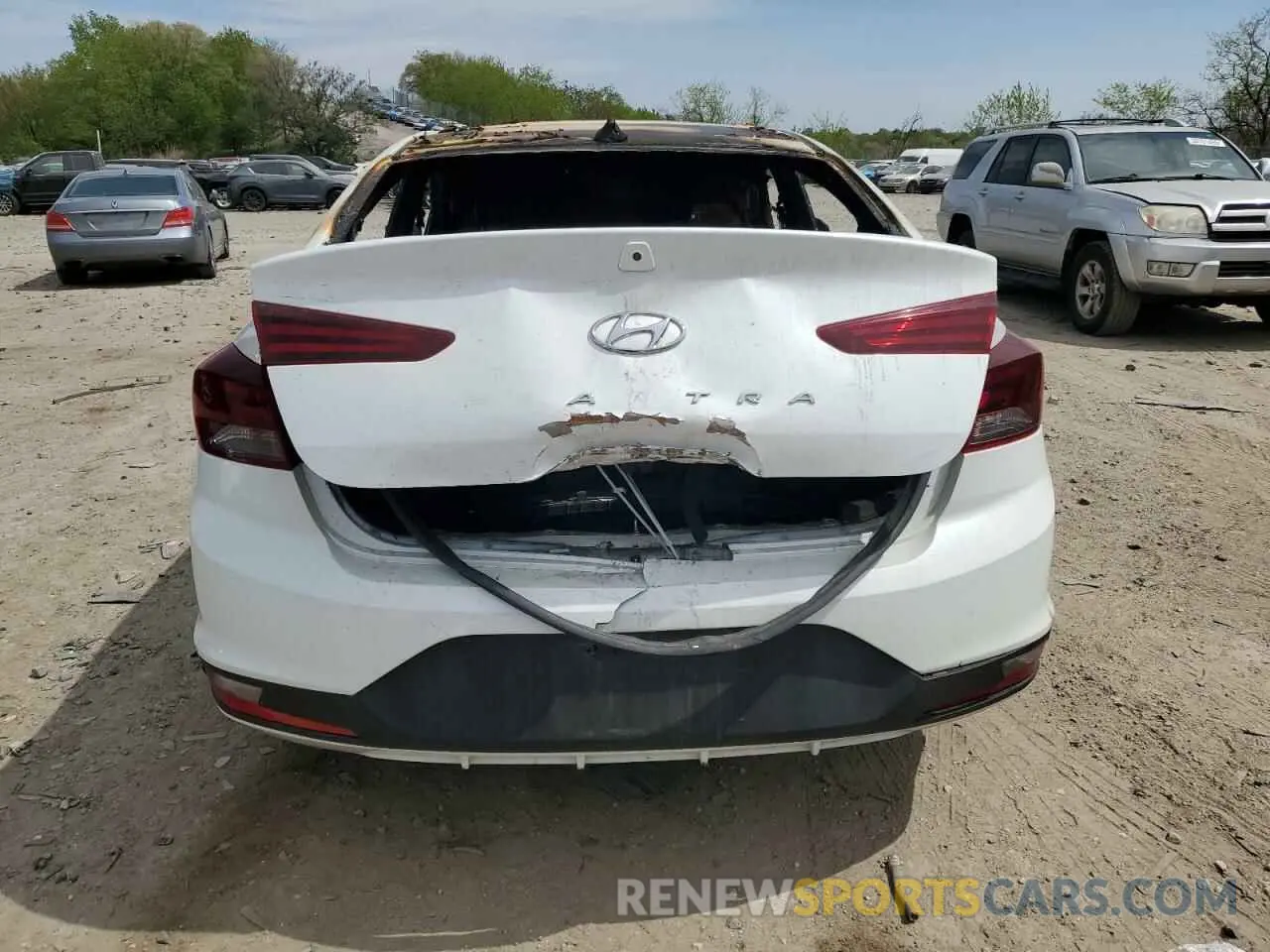 6 fotografías del automóvil dañado 5NPD84LF3LH630507 HYUNDAI ELANTRA 2020