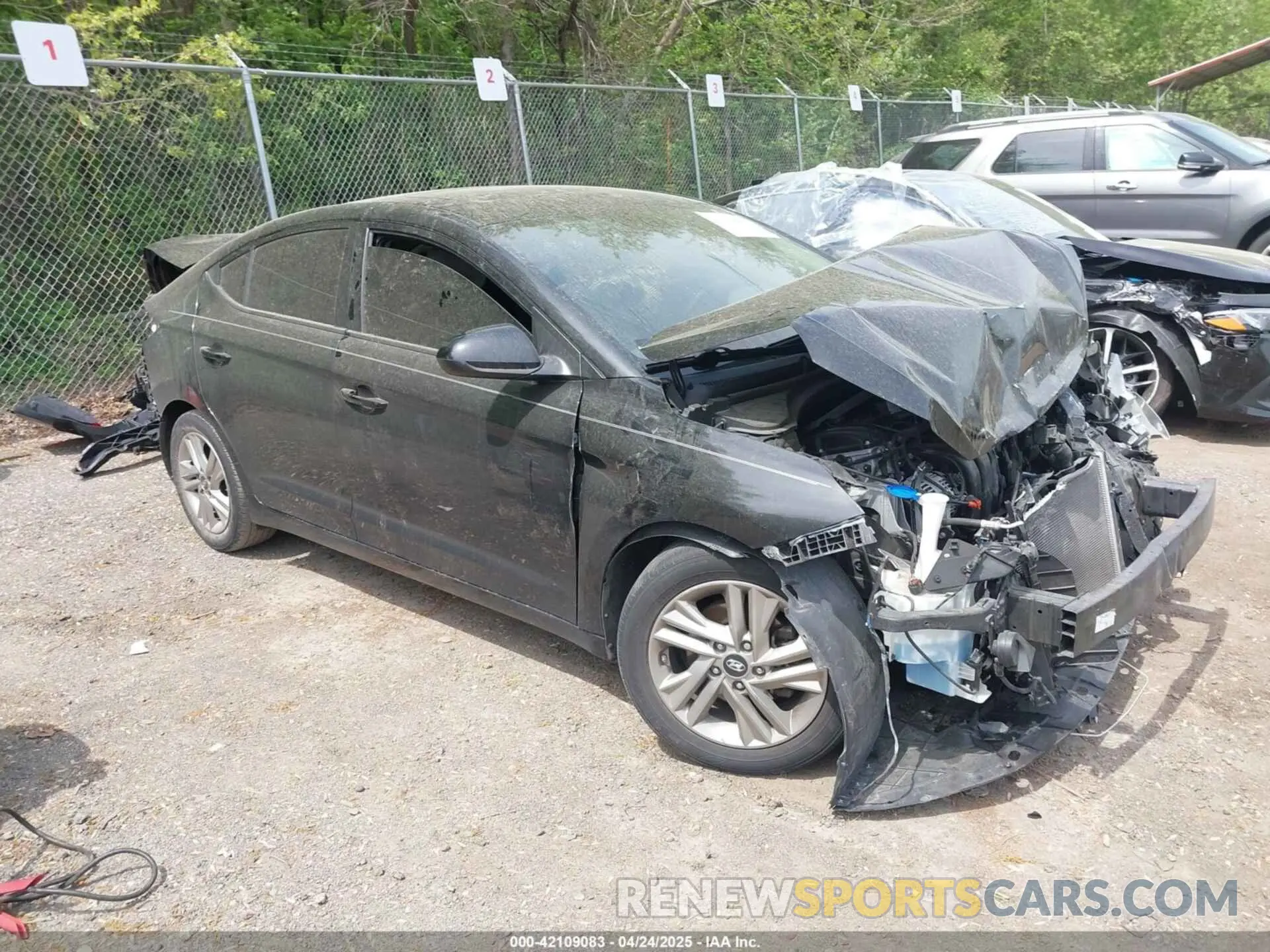1 fotografías del automóvil dañado 5NPD84LF4LH500204 HYUNDAI ELANTRA 2020