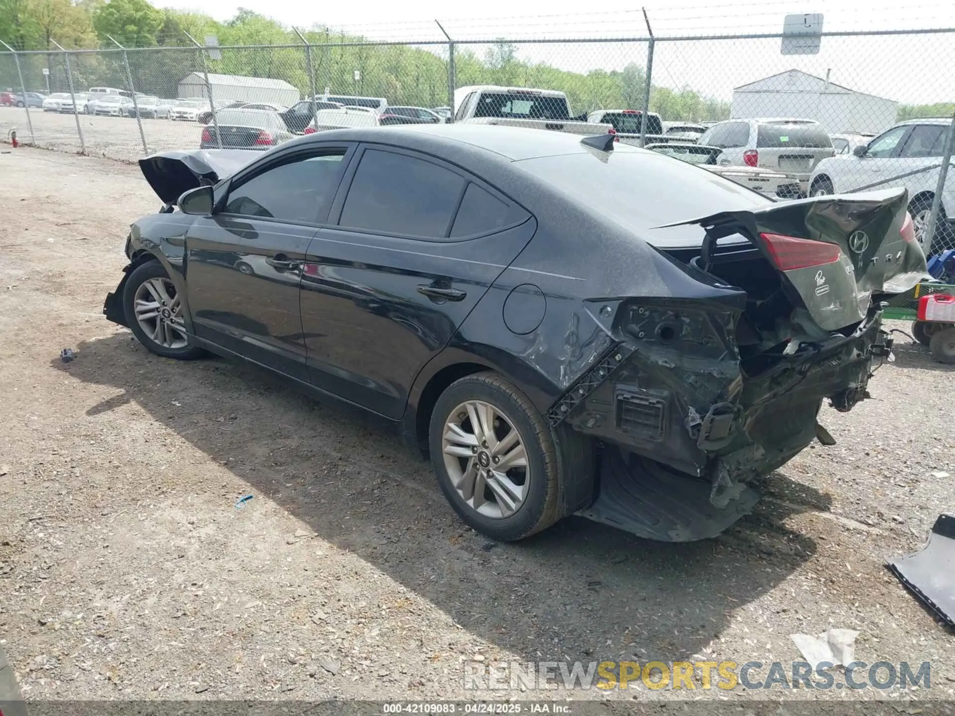 3 fotografías del automóvil dañado 5NPD84LF4LH500204 HYUNDAI ELANTRA 2020