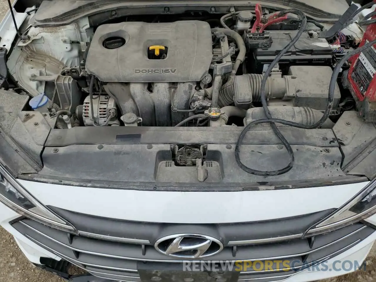11 fotografías del automóvil dañado 5NPD84LF4LH504558 HYUNDAI ELANTRA 2020