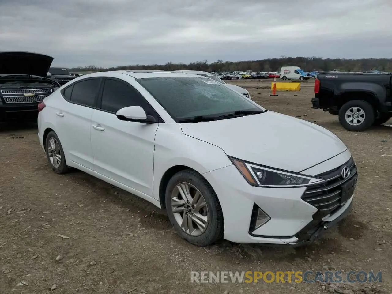 4 fotografías del automóvil dañado 5NPD84LF4LH504558 HYUNDAI ELANTRA 2020