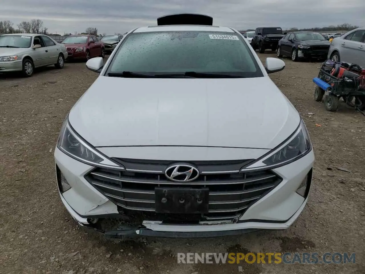 5 fotografías del automóvil dañado 5NPD84LF4LH504558 HYUNDAI ELANTRA 2020