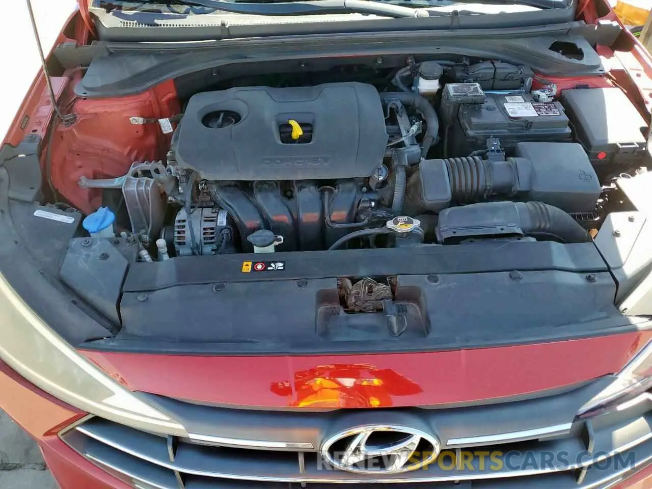 11 fotografías del automóvil dañado 5NPD84LF4LH512806 HYUNDAI ELANTRA 2020