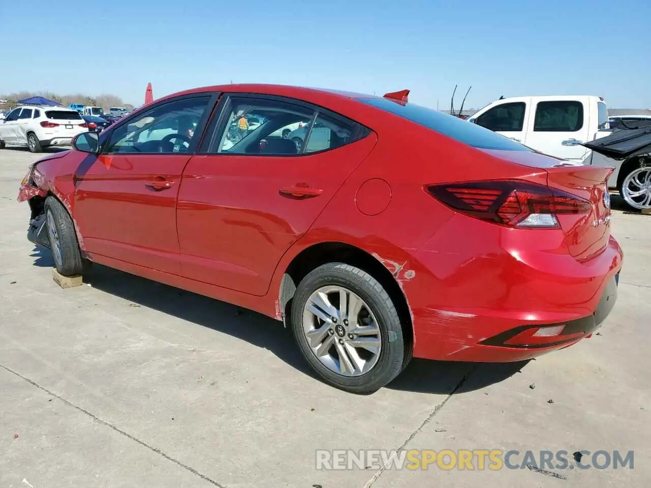 2 fotografías del automóvil dañado 5NPD84LF4LH512806 HYUNDAI ELANTRA 2020